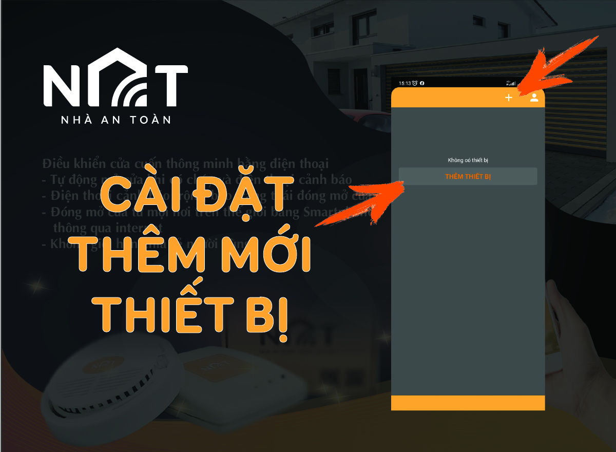 Cài đặt thêm mới thiết bị điều khiển.