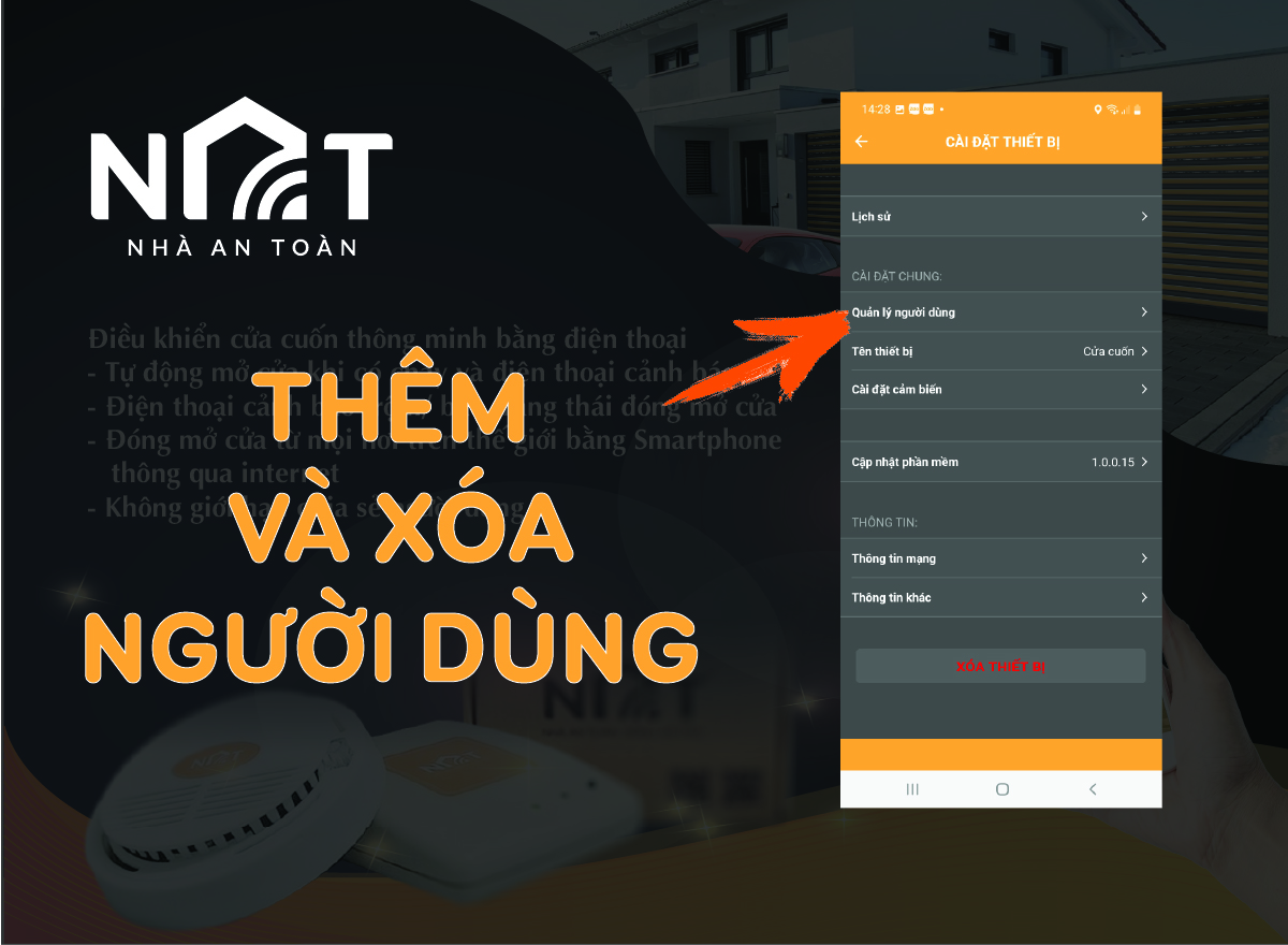 Quản trị người dùng.